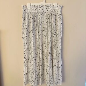 Black and White Polka Dot Skirt